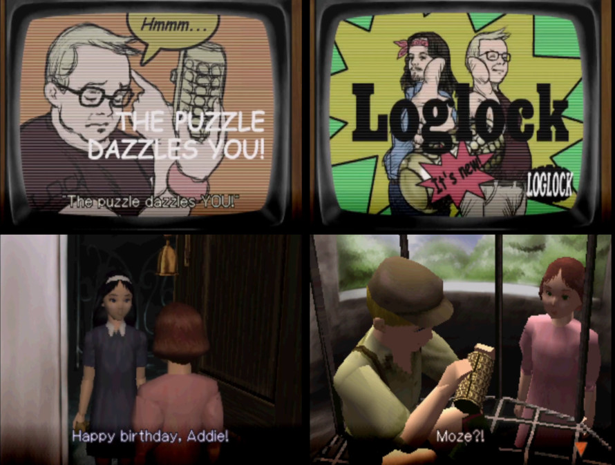 a TV ad for the LogLock, and the game&rsquo;s intro